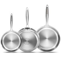 Conjunto de utensílios de cozinha DELARLO Whole Body Tri-Ply Stainless Steel Conjunto de utensílios de cozinha DELARLO Whole Body Tri-Ply Stainless Steel