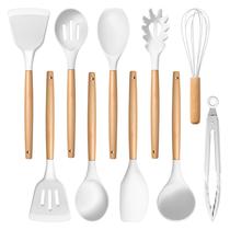 Conjunto de utensílios de cozinha E-far Silicone 10PCS resistente ao calor
