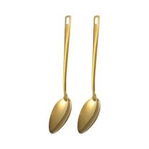 Conjunto De Utensílios De Cozinha Em Aço Inoxidável, 2/6 Peças, Colher Para Panela Quente, Colher