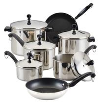 Conjunto de Utensílios de Cozinha Farberware Classic - 15 Peças em Aço Inoxidável Conjunto de Utensílios de Cozinha Farberware Classic - 15 Peças em Aço Inoxidável