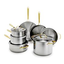 Conjunto de utensílios de cozinha GreenPan Swift em aço inoxidável 11 peças Conjunto de utensílios de cozinha GreenPan Swift em aço inoxidável 11 peças