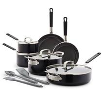 Conjunto de utensílios de cozinha GreenPan x Bobby Flay 13 peças de alumínio preto