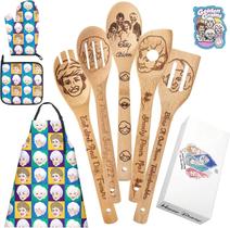 Conjunto de utensílios de cozinha HappyDaddy Golden Girls com luva de forno