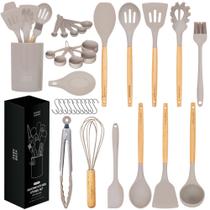 Conjunto de Utensílios de Cozinha Home Hero 33 Peças com Suporte