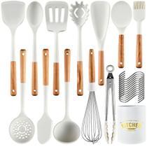 Conjunto de utensílios de cozinha Keidason Silicone de 13 peças resistentes ao calor