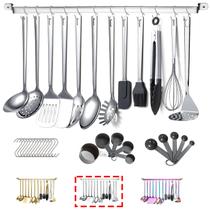 Conjunto de utensílios de cozinha Kyraton 37 peças de aço inoxidável