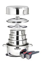 Conjunto de utensílios de cozinha MAGMA Magma 10 peças de aço inoxidável gourmet