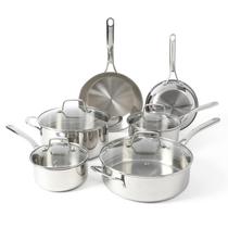 Conjunto de utensílios de cozinha Martha Stewart Castelle 10 peças de aço inoxidável Conjunto de utensílios de cozinha Martha Stewart Castelle 10 peças de aço inoxidável
