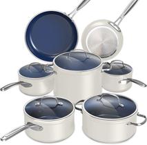 Conjunto de utensílios de cozinha Nuwave Healthy Duralon Blue Ceramic Nonstick
