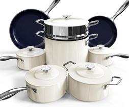 Conjunto de utensílios de cozinha Nuwave Lux 13 peças Forged Lightweight G10 Duralon Conjunto de utensílios de cozinha Nuwave Lux 13 peças Forged Lightweight G10 Duralon