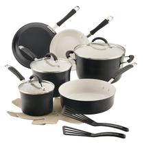Conjunto de utensílios de cozinha Rachael Ray Cucina Ceramic Nonstick 13 peças Conjunto de utensílios de cozinha Rachael Ray Cucina Ceramic Nonstick 13 peças