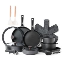 Conjunto de utensílios de cozinha SENSARTE, 24 peças, antiaderente, sem PFOA