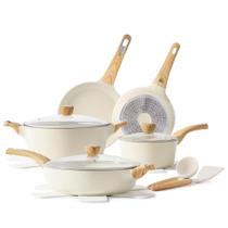 Conjunto de utensílios de cozinha SENSARTE Ceramic Nonstick Induction de 14 peças Conjunto de utensílios de cozinha SENSARTE Ceramic Nonstick Induction de 14 peças