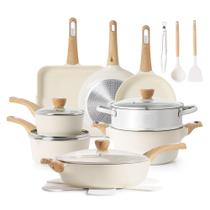 Conjunto de utensílios de cozinha SENSARTE Ceramic Nonstick Induction de 20 peças Conjunto de utensílios de cozinha SENSARTE Ceramic Nonstick Induction de 20 peças
