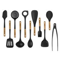 Conjunto de Utensílios de Cozinha STAUB com Cabo de Madeira e Silicone, 11 peças Conjunto de Utensílios de Cozinha STAUB com Cabo de Madeira e Silicone, 11 peças