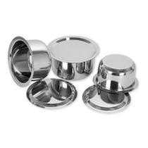 Conjunto de utensílios de cozinha Sumeet em aço inoxidável de indução e gás, 3 unidades