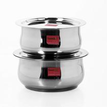 Conjunto de utensílios de cozinha Sumeet para fogão a gás e indução de aço inoxidável Conjunto de utensílios de cozinha Sumeet para fogão a gás e indução de aço inoxidável