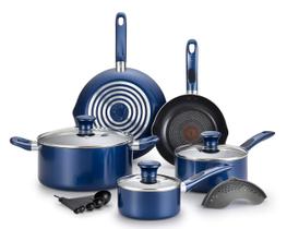 Conjunto de utensílios de cozinha T-Fal Excite ProGlide, antiaderente, 14 peças, azul Conjunto de utensílios de cozinha T-Fal Excite ProGlide, antiaderente, 14 peças, azul