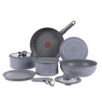 Conjunto de utensílios de cozinha T-Fal Ingenio Essentials 11 peças granito cinza Conjunto de utensílios de cozinha T-Fal Ingenio Essentials 11 peças granito cinza