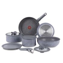 Conjunto de utensílios de cozinha T-fal Ingenio Essentials 11 peças granito cinza