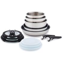 Conjunto de Utensílios de Cozinha T-Fal Ingenio Expertise - 13 Peças em Aço Inoxidável