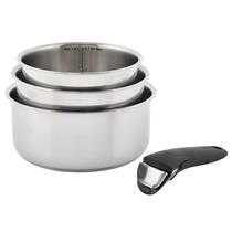 Conjunto de utensílios de cozinha T-Fal Ingenio Expertise em aço inoxidável 4 unidades
