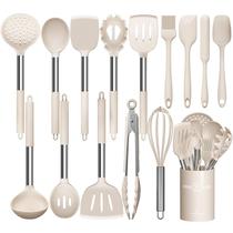 Conjunto de utensílios de cozinha Umite Chef 15 peças de aço inoxidável Conjunto de utensílios de cozinha Umite Chef 15 peças de aço inoxidável