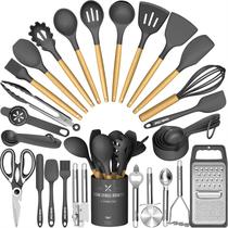 Conjunto de utensílios de cozinha Umite Chef Silicone 34 unidades com ralador