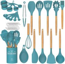 Conjunto de utensílios de cozinha Umite Chef, silicone antiaderente, 24 peças