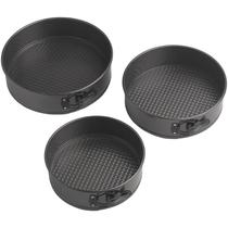 Conjunto de utensílios de cozinha Wilton Gold antiaderente 20, 23 e 25 cm