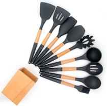 Conjunto de utensílios de cozinha Wokex Silicone, utensílios de cozinha antiaderentes de 9 peças