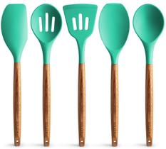 Conjunto de Utensílios de Cozinha Zulay Kitchen - 5 Peças em Silicone Antiaderente Conjunto de Utensílios de Cozinha Zulay Kitchen - 5 Peças em Silicone Antiaderente