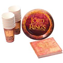 Conjunto de utensílios de festa Silver Buffalo The Lord of the Rings, pacote com 60
