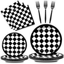 Conjunto de utensílios de mesa de 96 peças Party Supplies Gistome Racing Theme Conjunto de utensílios de mesa de 96 peças Party Supplies Gistome Racing Theme