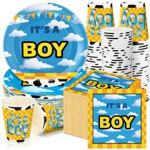 Conjunto de utensílios de mesa Hushee Cartoon Story Baby Shower 200 unidades