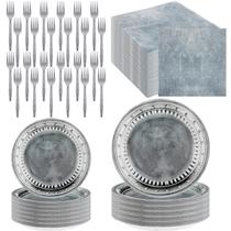 Conjunto de utensílios de mesa Jingmore Medieval Pirate 192 unidades