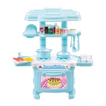 Conjunto de utensílios de mesa para crianças, simulação de menina, cozinha, cena, educação infantil, brinquedos