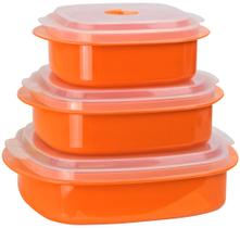 Conjunto de utensílios de microondas Reston Lloyd Calypso Basics Orange