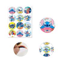 Conjunto De Utensílios Descartáveis Para Festa Com Tema Stitch, Design Lilo & Stitch, Adesivos