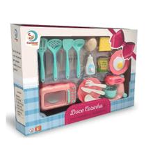Conjunto De Utensílios Doce Cozinha Microondas Cardoso Toys