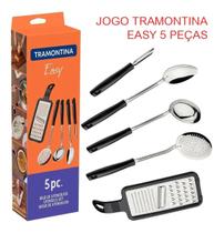 Conjunto de Utensílios Inox Easy 5 Peças - Tramontina