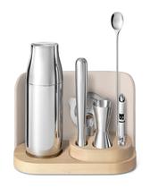 Conjunto de Utensílios para Bar Caraway 9 Peças Aço Inoxidável com Organizador Conjunto de Utensílios para Bar Caraway 9 Peças Aço Inoxidável com Organizador