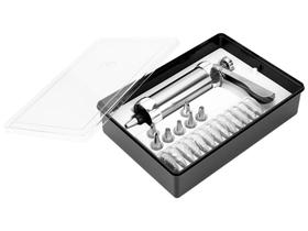 Conjunto de Utensílios para Cookies Inox 23 Peças - Hauskraft CJUC-007 Conjunto de Utensílios para Cookies Inox 23 Peças - Hauskraft CJUC-007