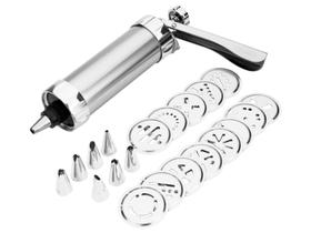 Conjunto de Utensílios para Cookies Inox 23 Peças - Hauskraft CJUC-007 Conjunto de Utensílios para Cookies Inox 23 Peças - Hauskraft CJUC-007