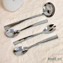 Conjunto de Utensílios para Servir em Inox Ravel 4 Peças Conjunto de Utensílios para Servir em Inox Ravel 4 Peças