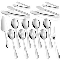 Conjunto de Utensílios para Servir Gisly 14 peças em Aço Inoxidável 22 cm Conjunto de Utensílios para Servir Gisly 14 peças em Aço Inoxidável 22 cm