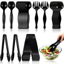Conjunto de Utensílios para Servir Sinoome 36 peças Preto 23 cm Conjunto de Utensílios para Servir Sinoome 36 peças Preto 23 cm