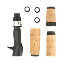 Conjunto De Vara De Pesca Giratória Com Cabo De Cortiça Composto E Suporte Para Carretilha MNFT 1