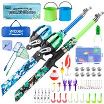 Conjunto de Vara de Pesca Infantil WIDDEN 1,5 m Kit Telescópico Conjunto de Vara de Pesca Infantil WIDDEN 1,5 m Kit Telescópico
