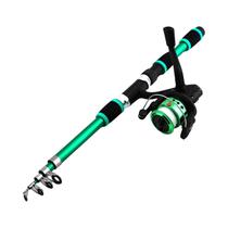 Conjunto De Vara De Pesca Telescópica E Carretilha Com Iscas E Anzóis, Kit De Pesca Para Viagem